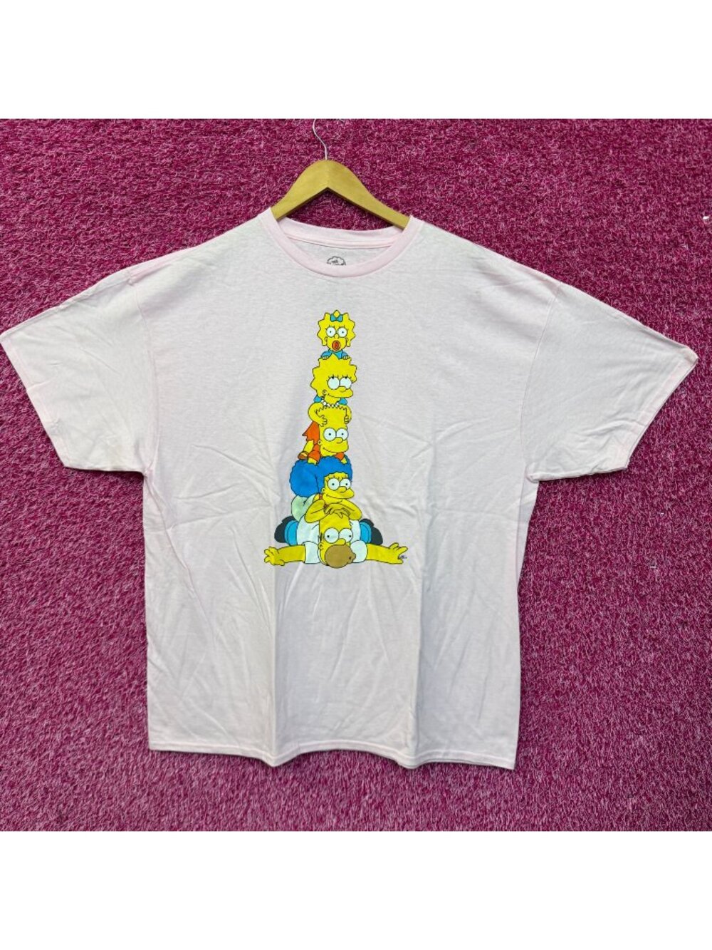 The Simpsons Family Pyramid Cartoon T-shirt size 2XL